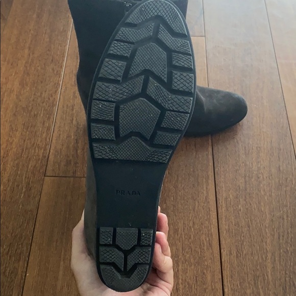 Suede Prada Winter Short Boots w/ Box - Picture 2 of 5